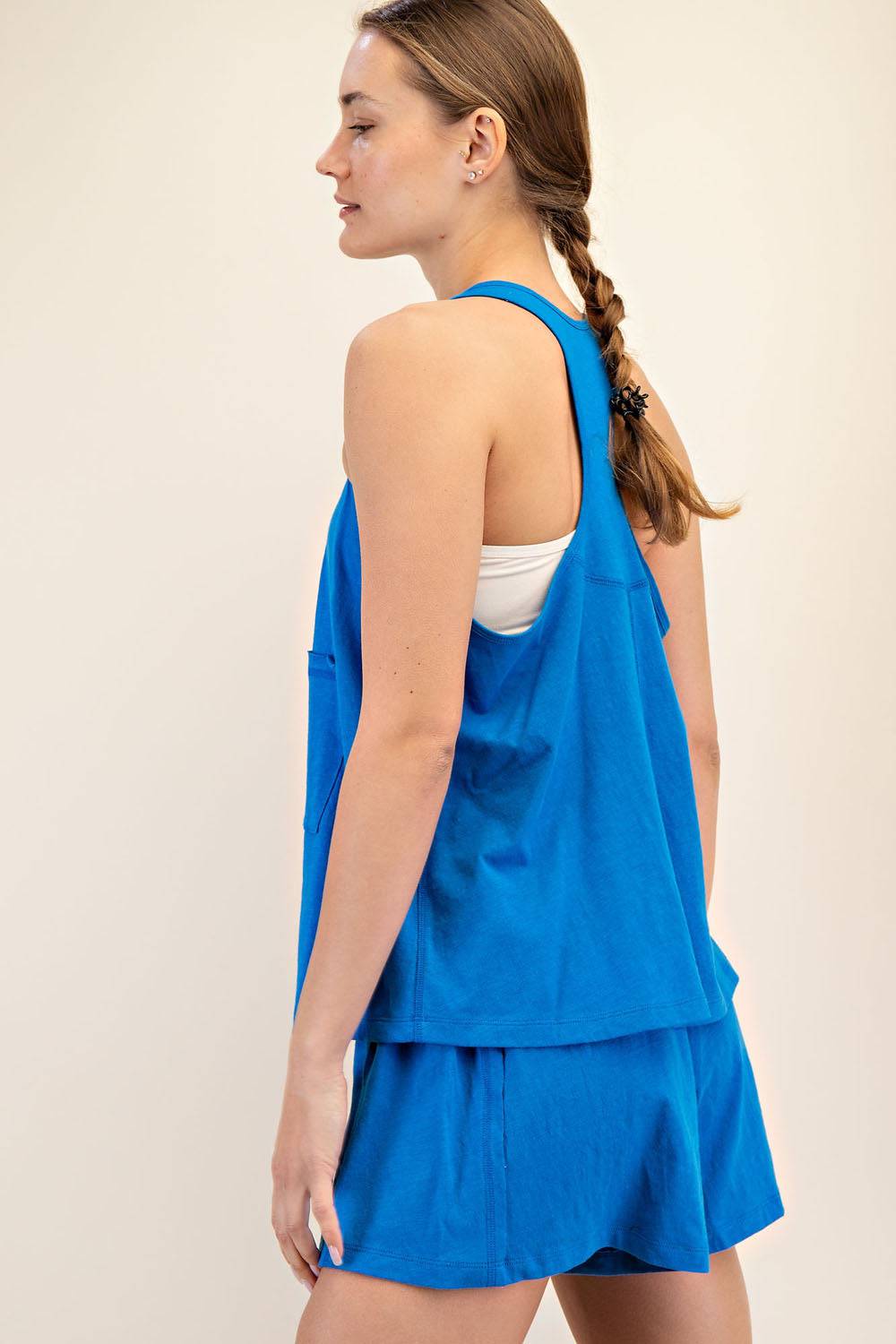 Cotton Slub Sleeveless Top - Hype Up