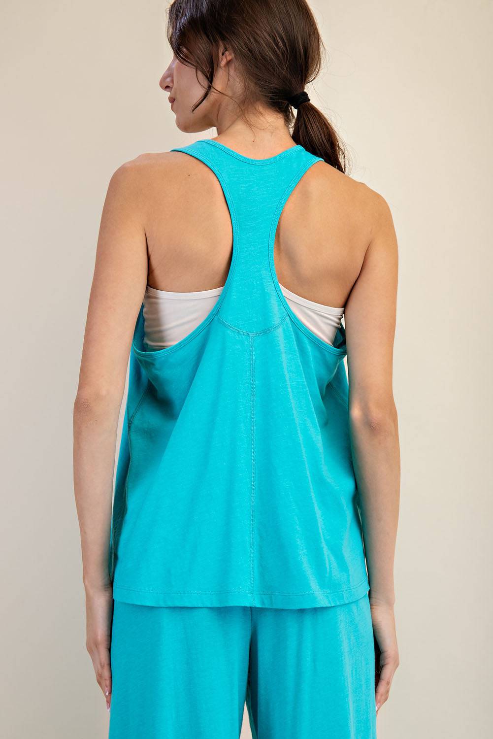 Cotton Slub Sleeveless Top - Hype Up