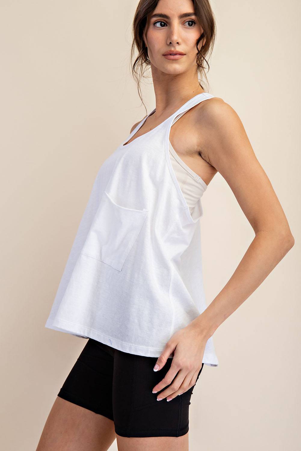Cotton Slub Sleeveless Top - Hype Up